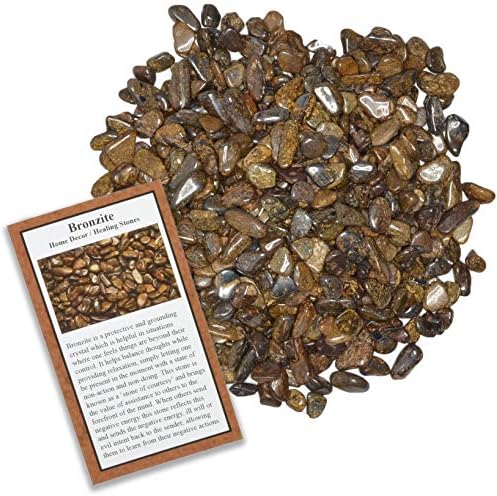 Fantasia 1 lb Tumbled Bronzite Stones with ID Card