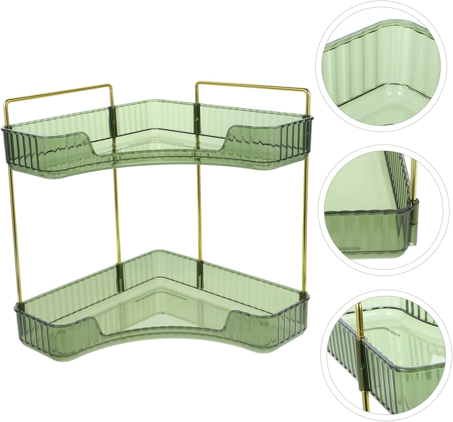 HEALLILY Corner Shelf Bath Cabinet Organizer