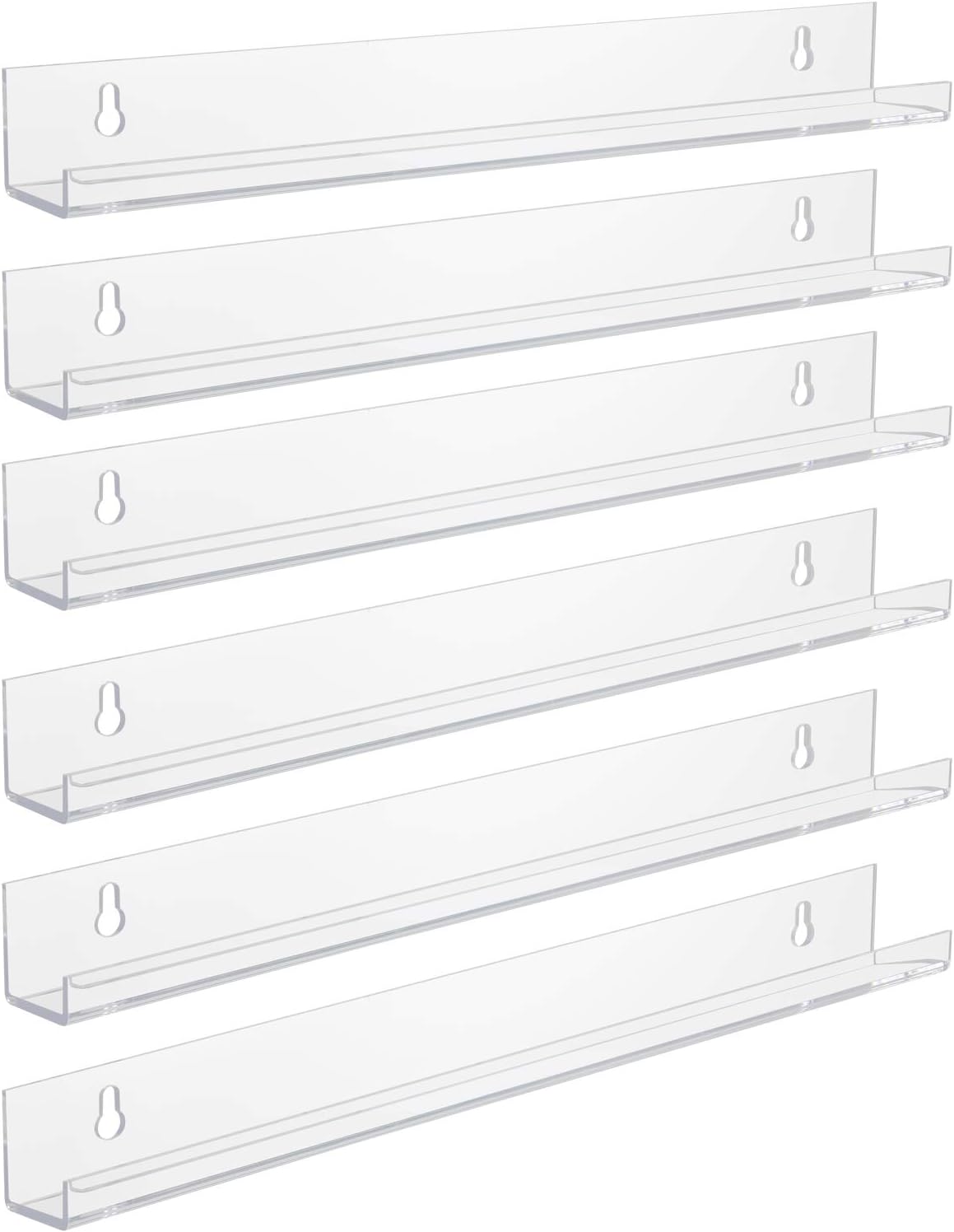 Sorbus Acrylic Nail Polish Organizer Rack 6 Pack