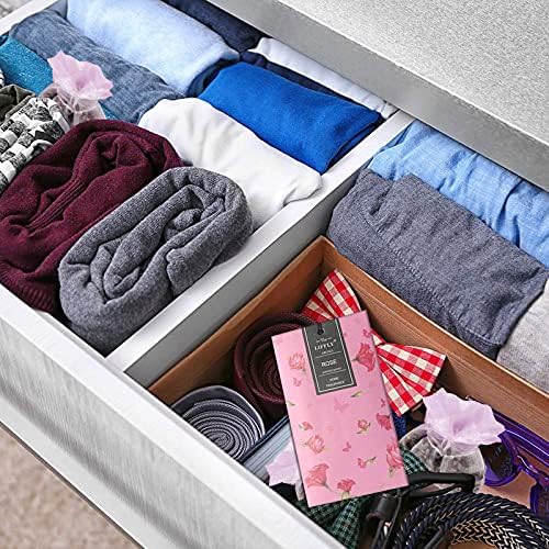 14 Packs Rose Scented Sachets for Drawers and Closets 1