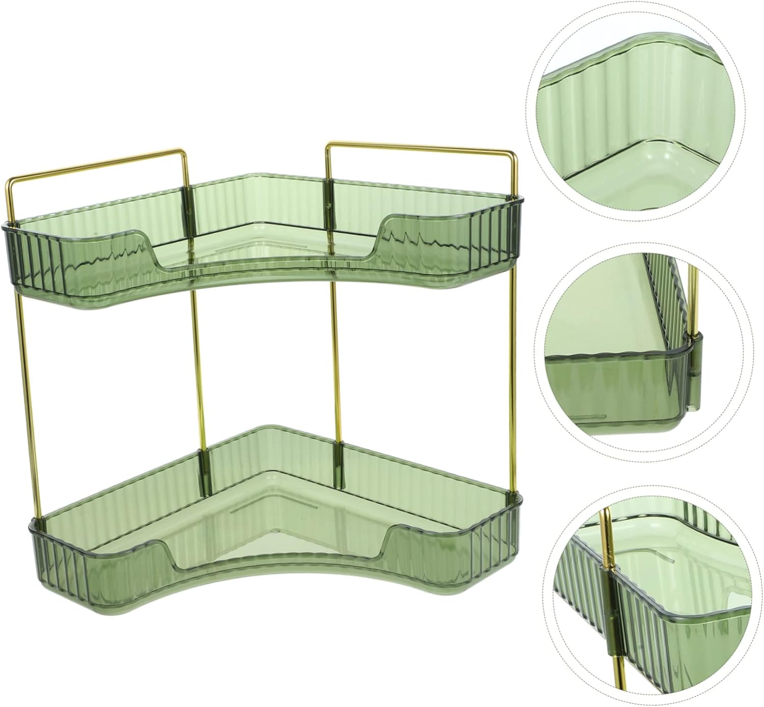 Bathroom Storage Rack Corner Organizer Cabinet Heavy Duty Shelf