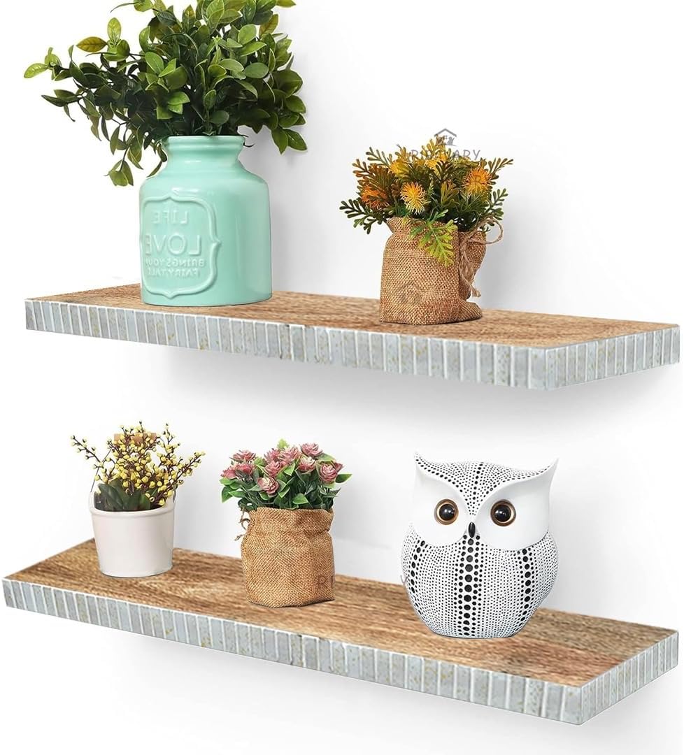 Moxly Floating Wall Shelves Set of 2