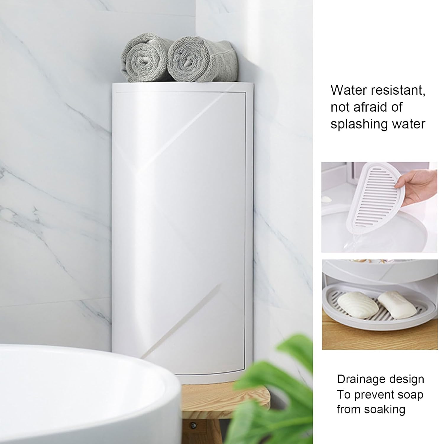 Yosoo Health Gear 2 Tier Bathroom Corner Shelf