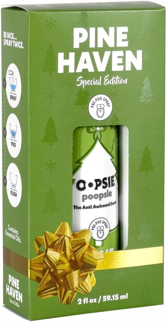 Oopsie Poopsie Holiday Scent Pre-Poo Toilet Spray 2 Oz 4-Pack