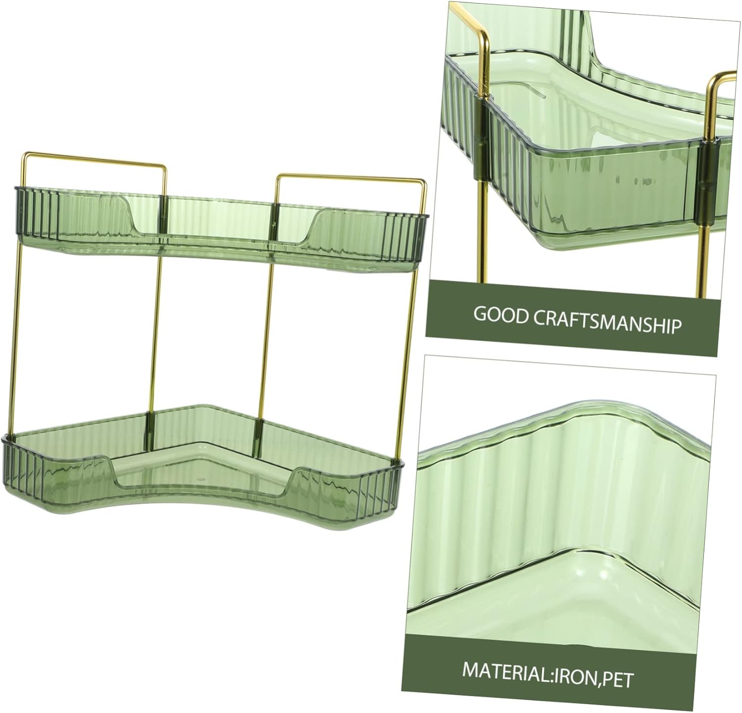 Bathroom Storage Rack Corner Organizer Cabinet Heavy Duty Shelf