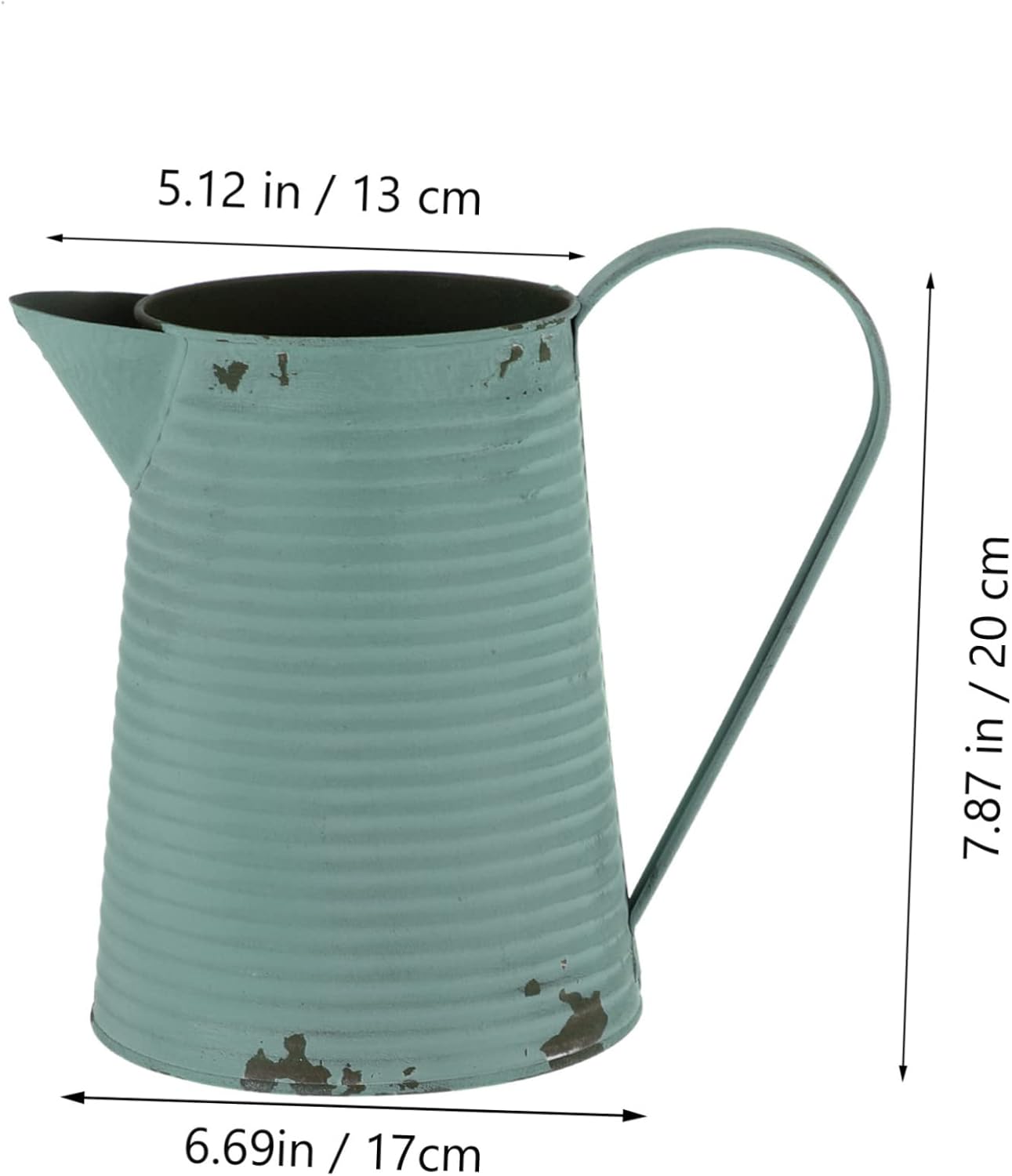 Retro Iron Flower Pot Home Decor Vase