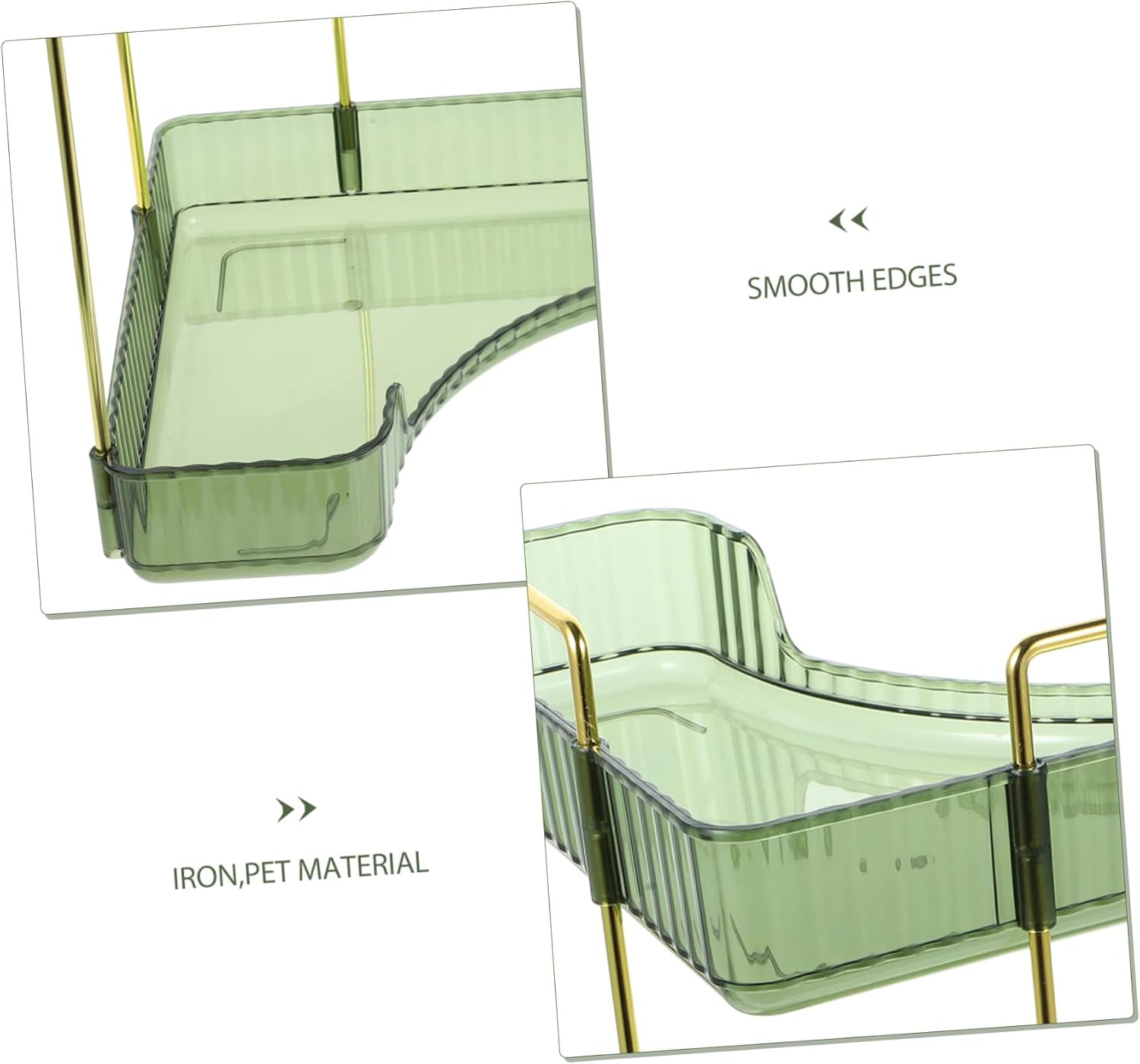 Vaguelly Countertop Vanity Tray Triangle Storage Rack