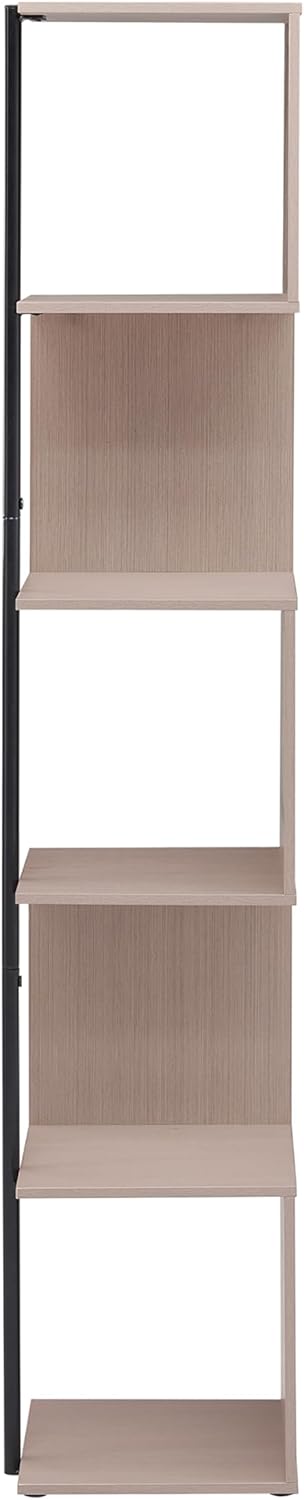 HOMES Inside Out Svenja 60 in Tall Corner Bookshelf 1