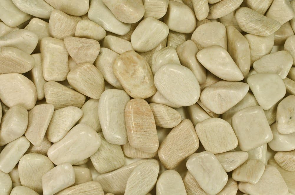 Fantasia Tumbled Feldspar Stones 12 lb Small 075-125 Inch