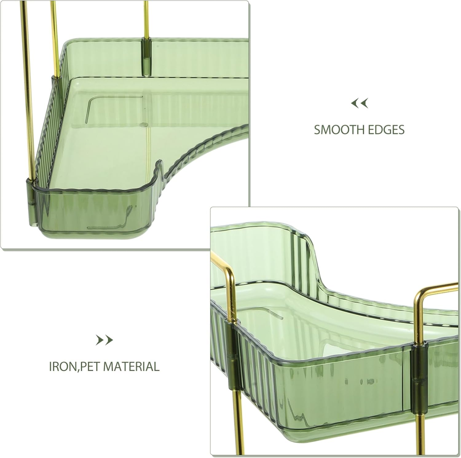 Cabilock Corner Shelf for Bathroom and Kitchen Storage