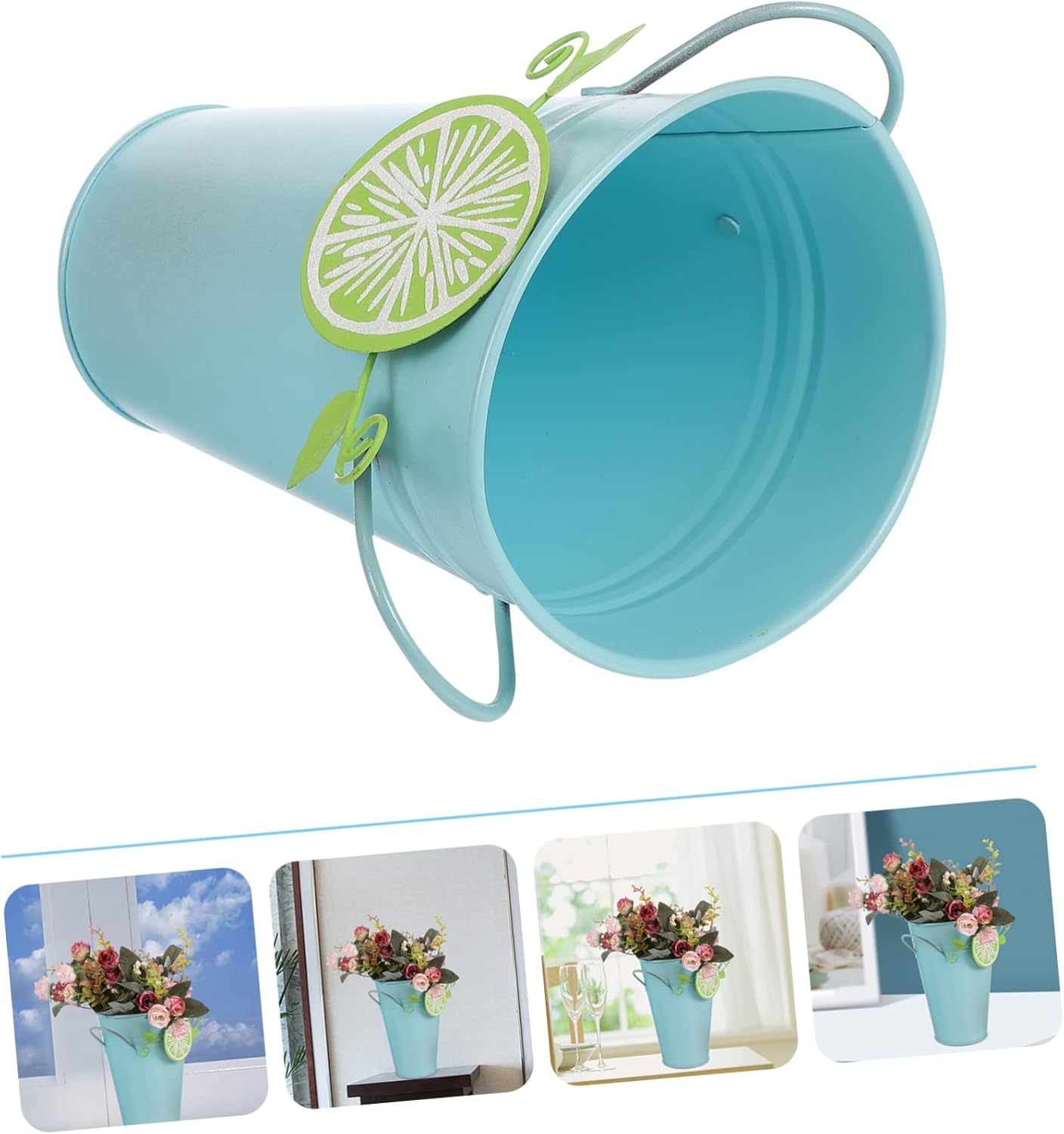 Iron Art Dried Flower Vase for Home Decor