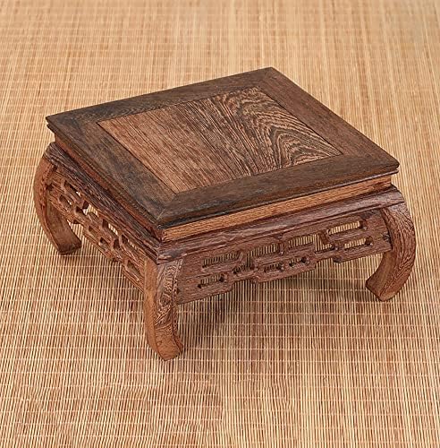 GOLDYWENDY Square Wooden Art Display Stand