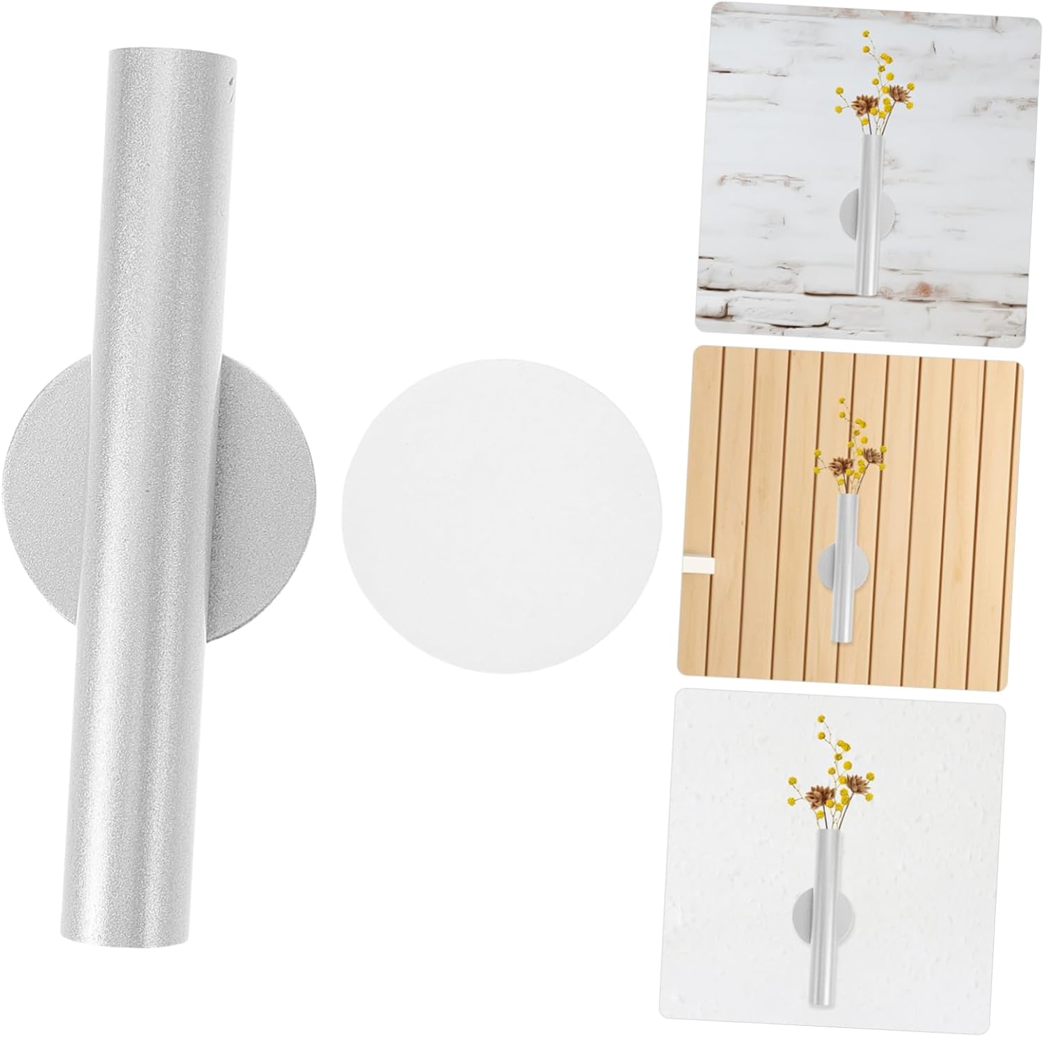 iplusmile Wall Mounted Metal Flower Holder for Home Decor