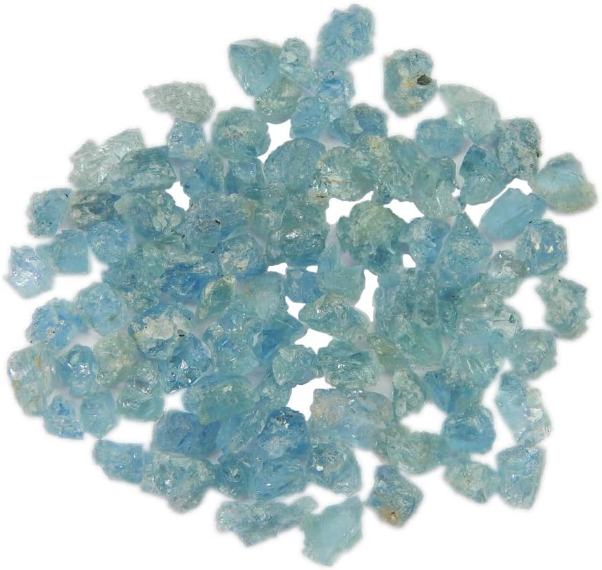 Natural Rough Aquamarine Stones for Healing and Jewelry