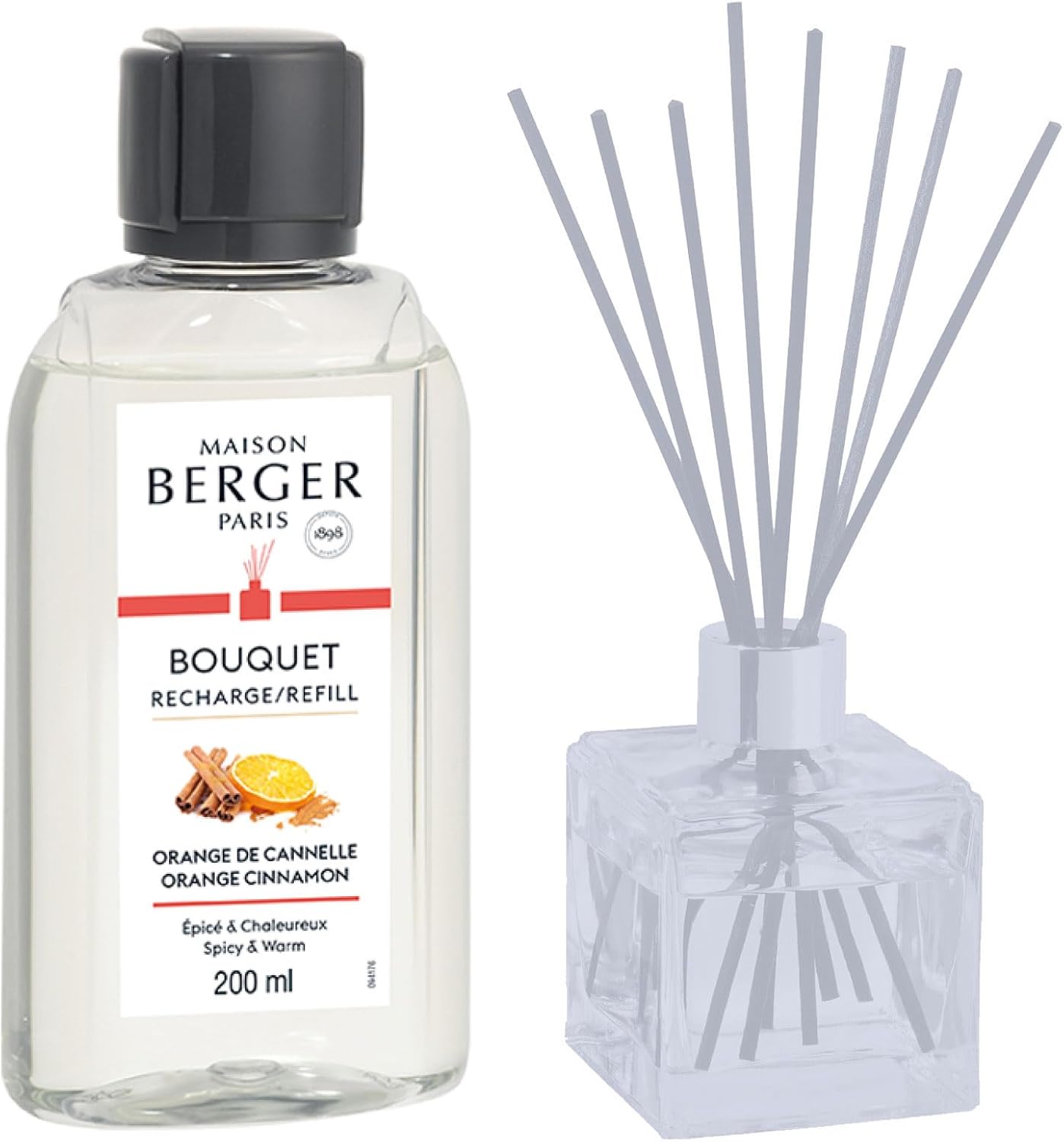 MAISON BERGER 200ml Orange Cinnamon Reed Diffuser Refill