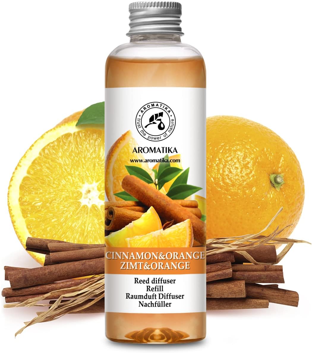 Cinnamon Orange Diffuser Refill 68 Fl Oz for Relaxation and Holiday Cheer