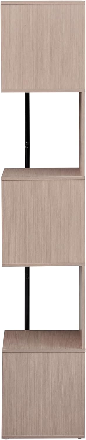 HOMES Inside Out Svenja 60 in Tall Corner Bookshelf 1