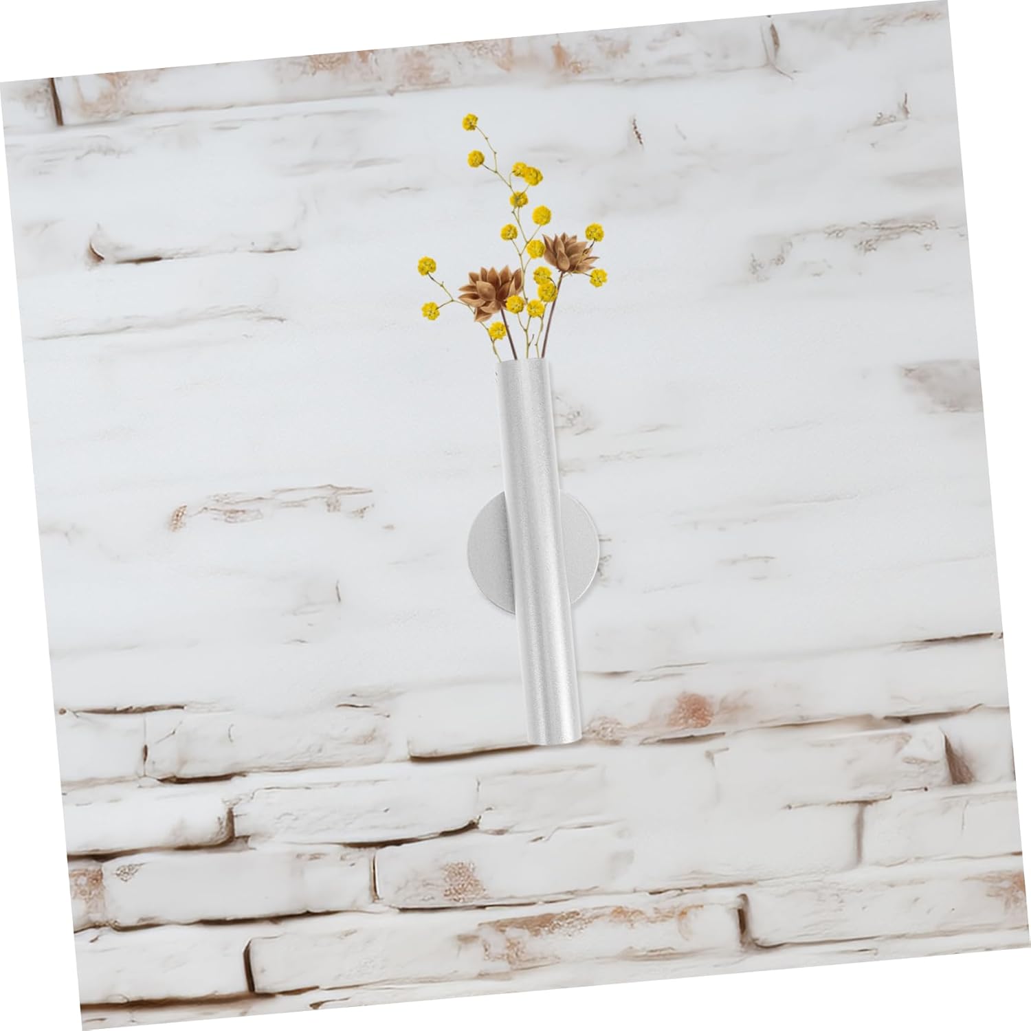 Wall-Mounted Flower Vase for Dried and Fresh Flowers