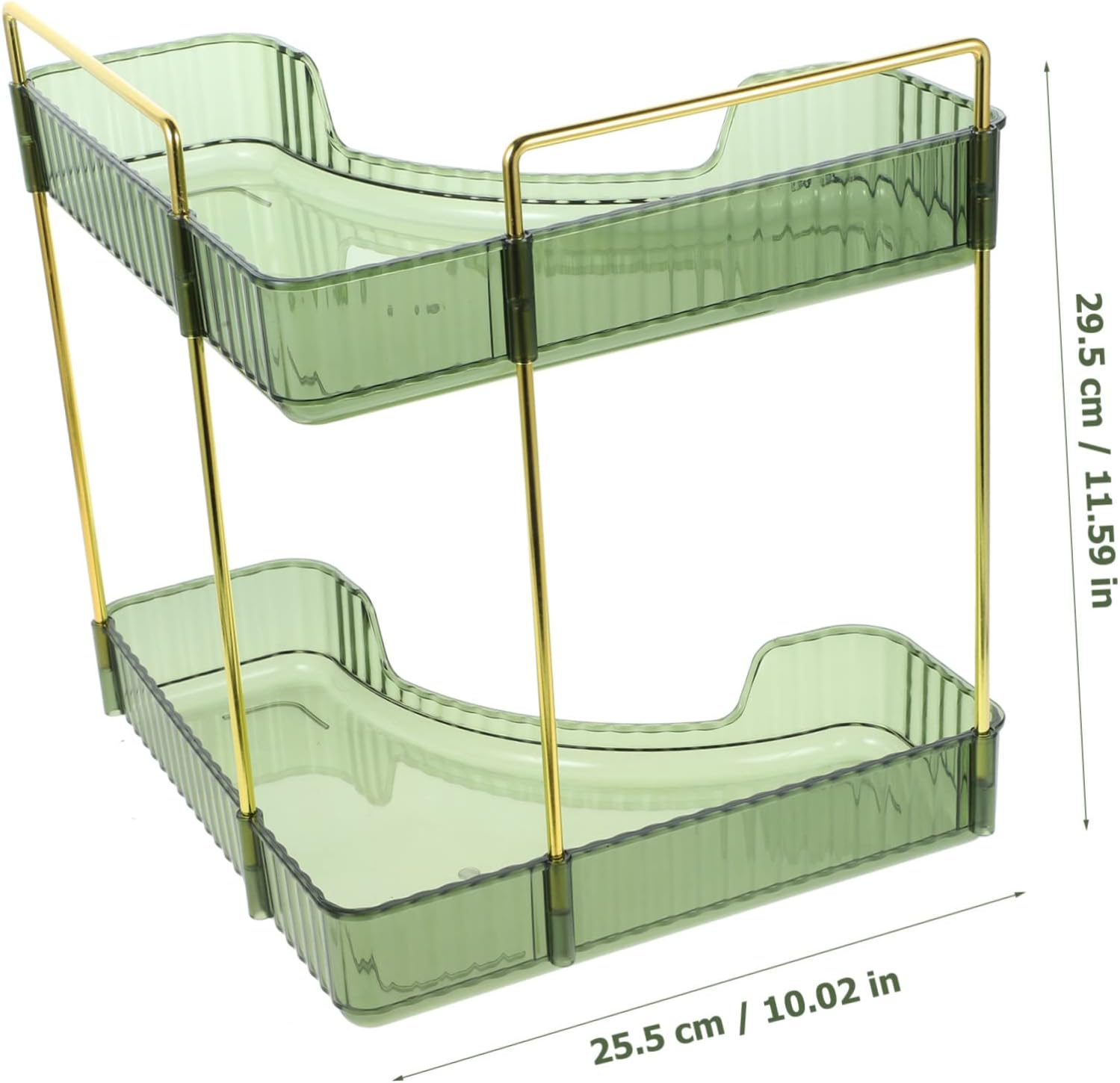 Double Corner Shelf Organizer for Bathroom and Kitchen