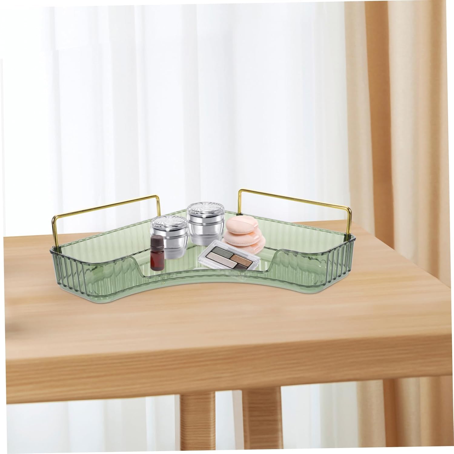 Cabilock Vanity Organizer Corner Shelf Storage Rack