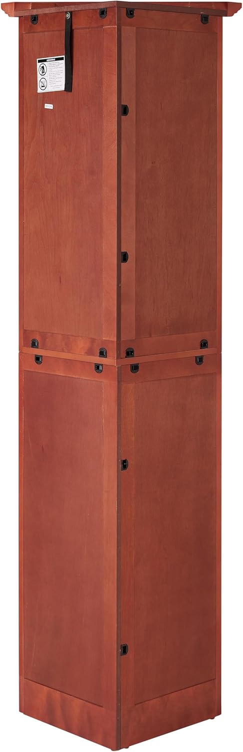 ZeHuoGe 4-Tier Corner Cabinet with 8 Doors