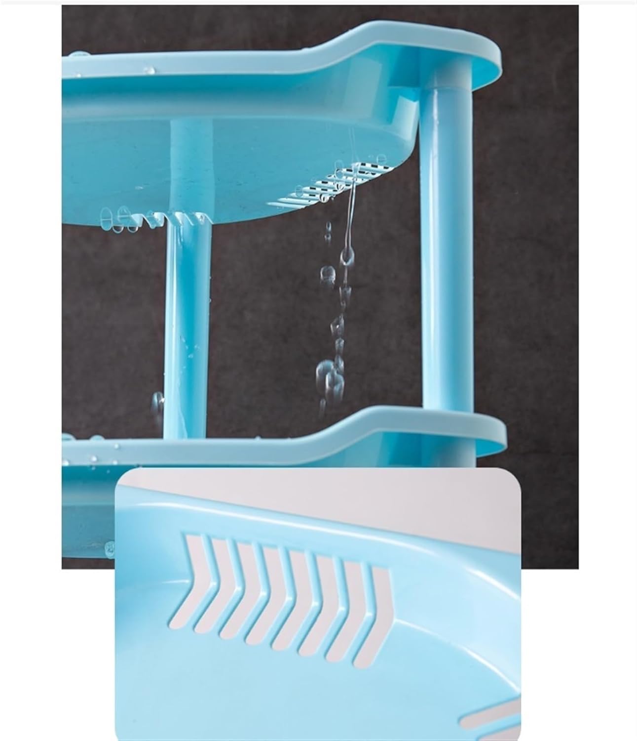KYUSAR Corner Shelf Display Rack Shower Organizer