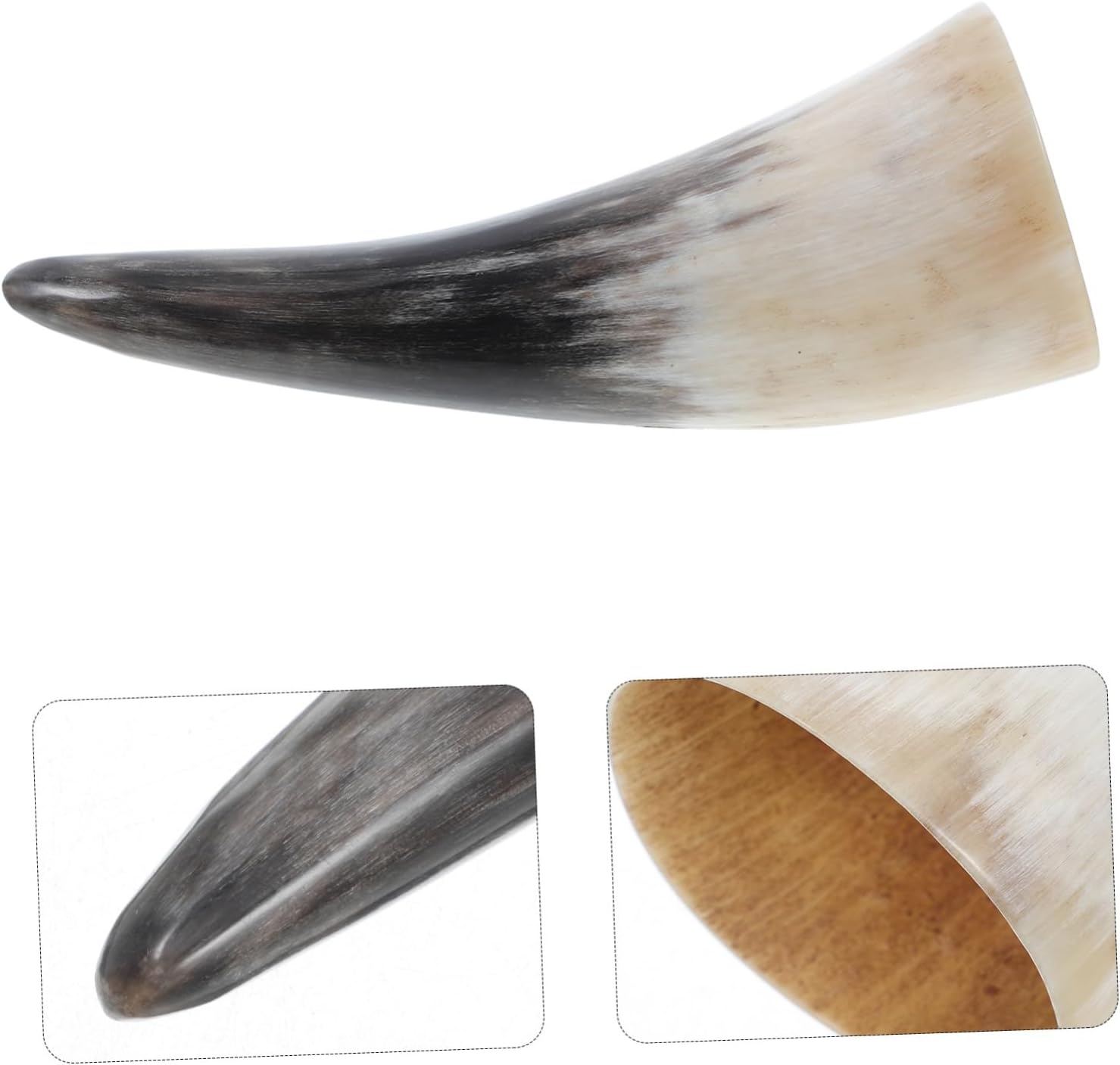 MAGICLULU Cow Horn Wall Decor Flower Holder