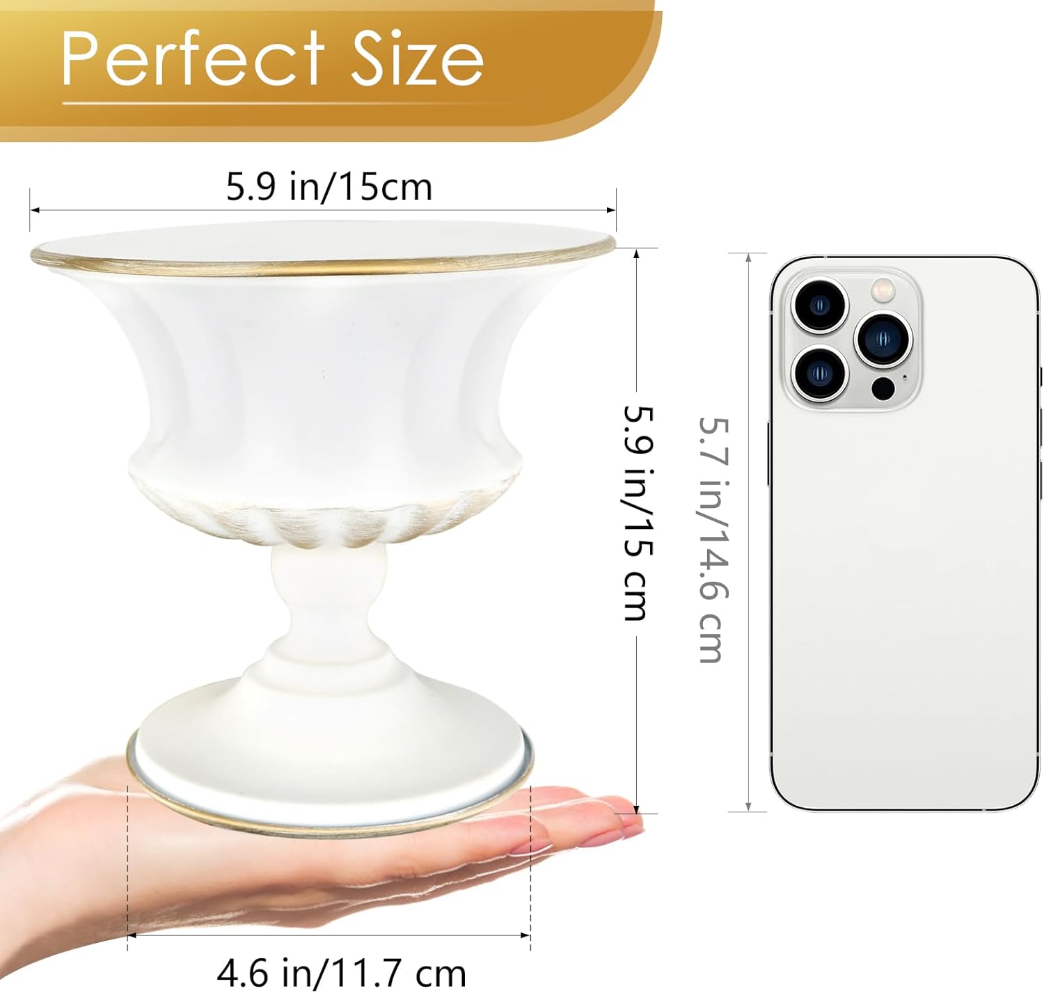 AZXTOPSEZ White Vase Set of 10 for Centerpieces