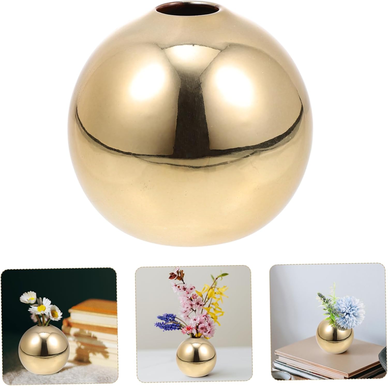 Happyyami Abstract Ceramic Flower Vase for Home Decor