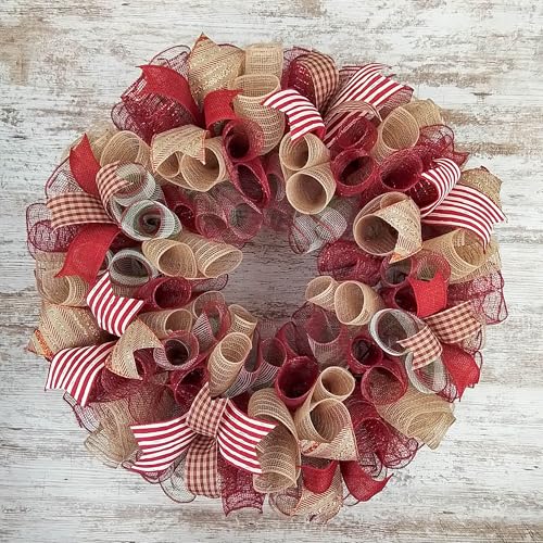 Elegant Handmade Wreath for Front Door