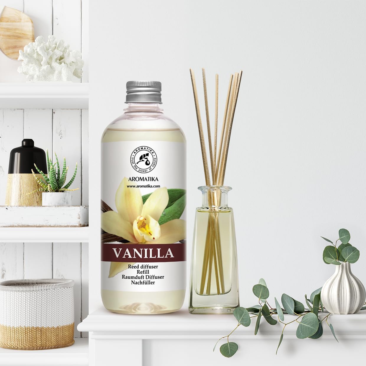 Vanilla Reed Diffuser Refill 3x500ml - Fresh Aroma