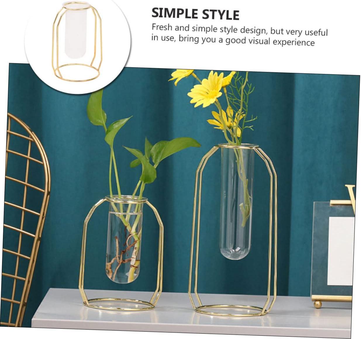 Zerodeko Geometric Flower Vase Modern Design
