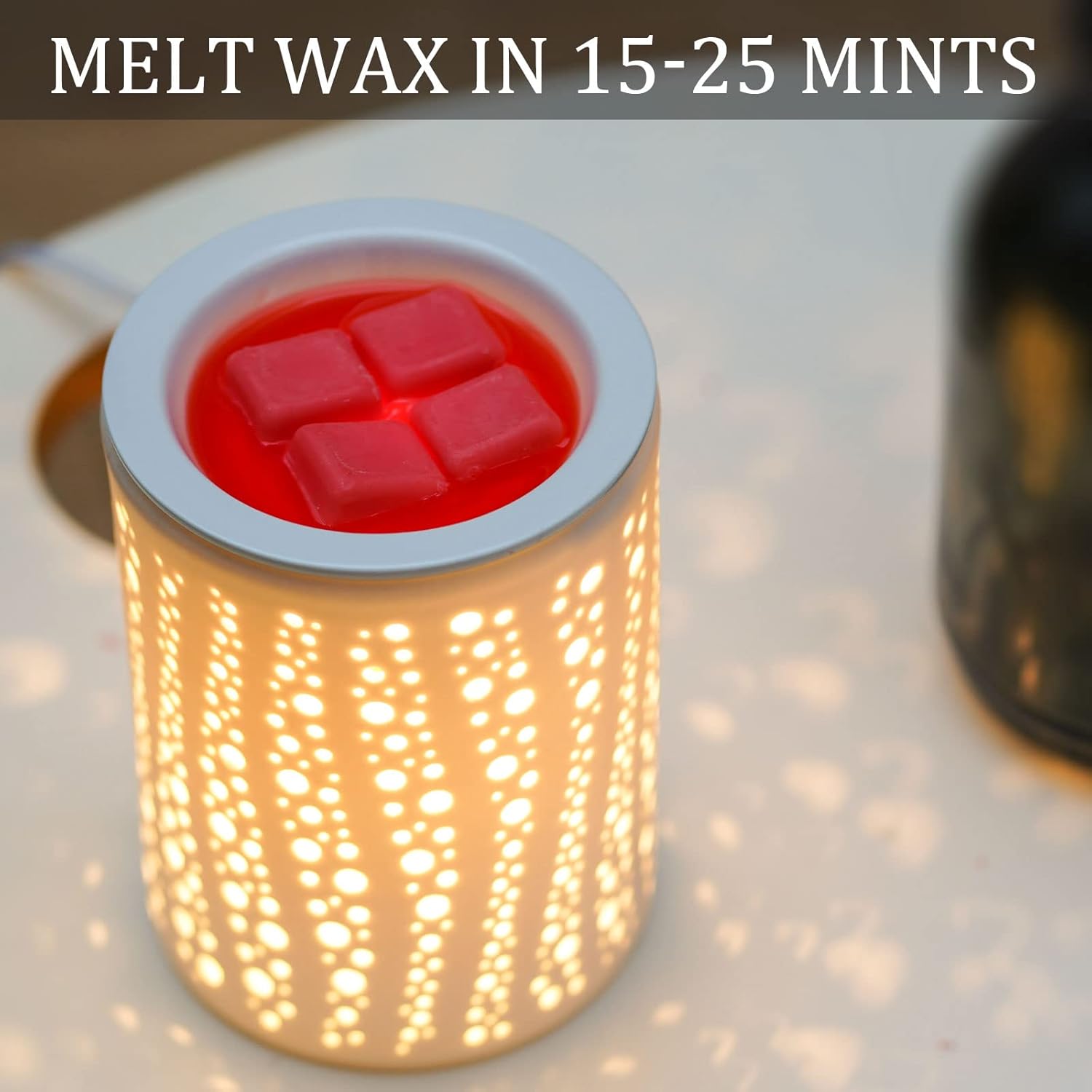 PALANCHY Electric Wax Melt Warmer with 2 Bulbs