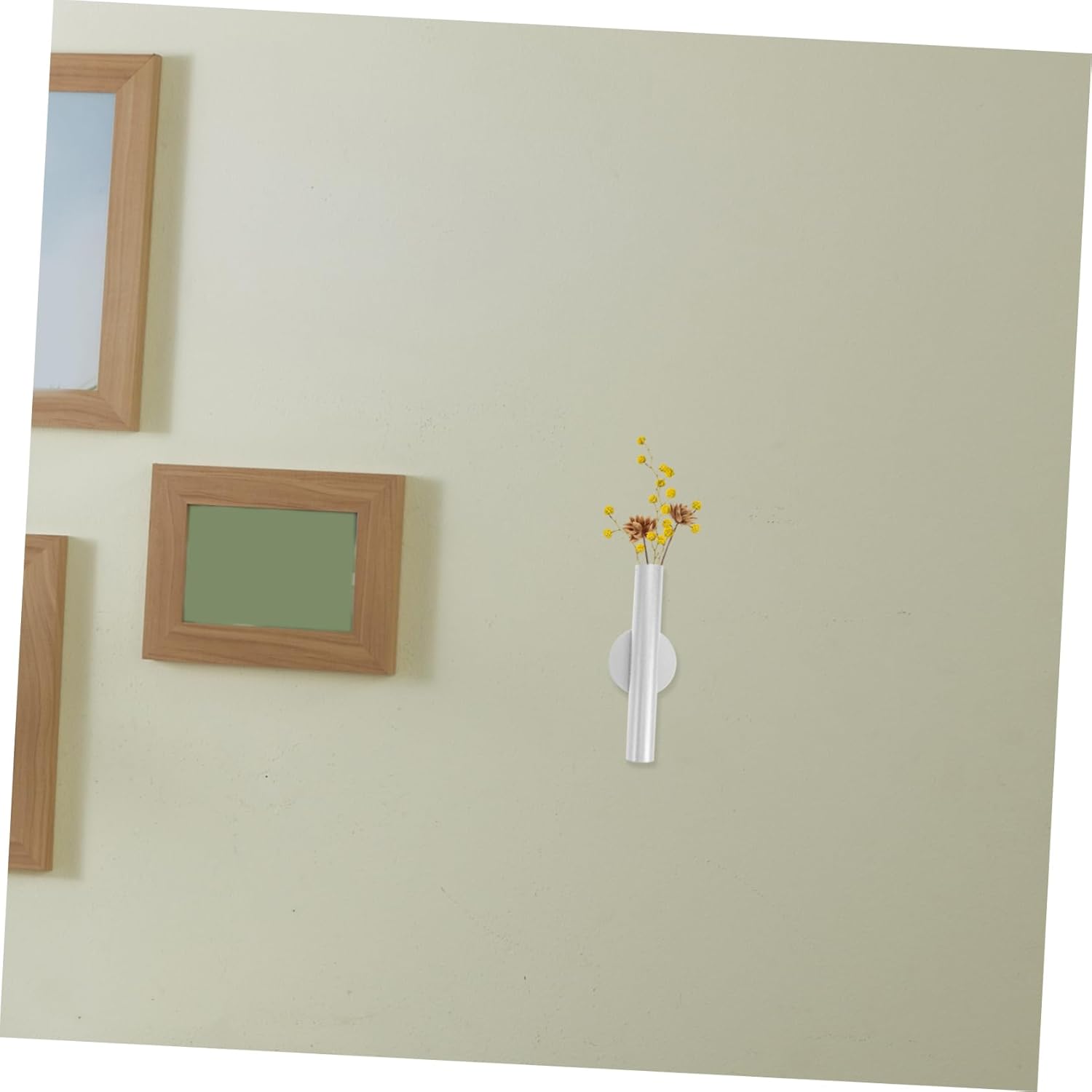 Wall-Mounted Flower Vase for Dried and Fresh Flowers