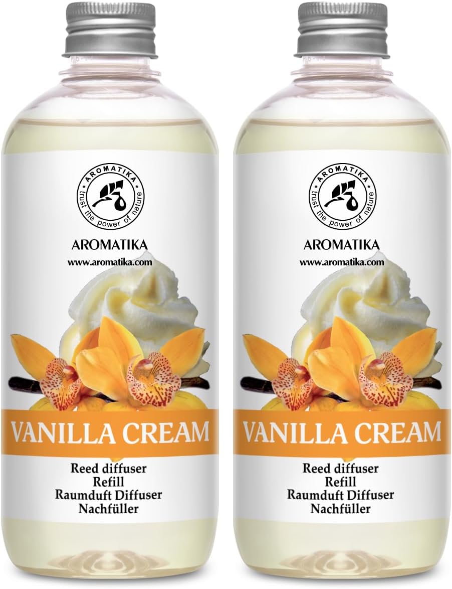Vanilla Cream Reed Diffuser Refill - 2 x 17 Fl Oz