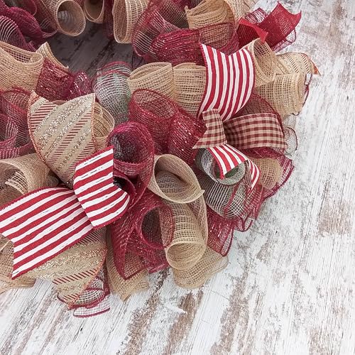 Elegant Handmade Wreath for Front Door