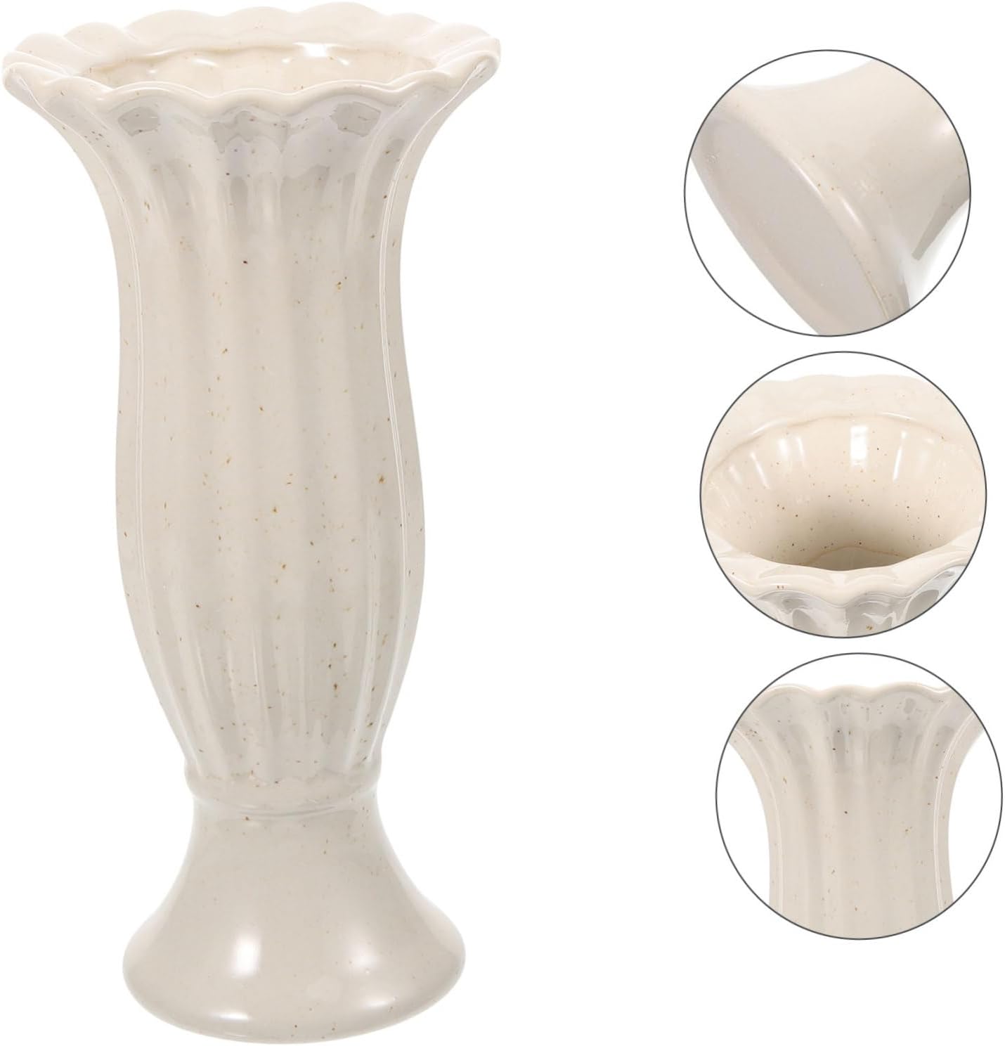 Zerodeko Memorial Flower Vase with Roman Column Design