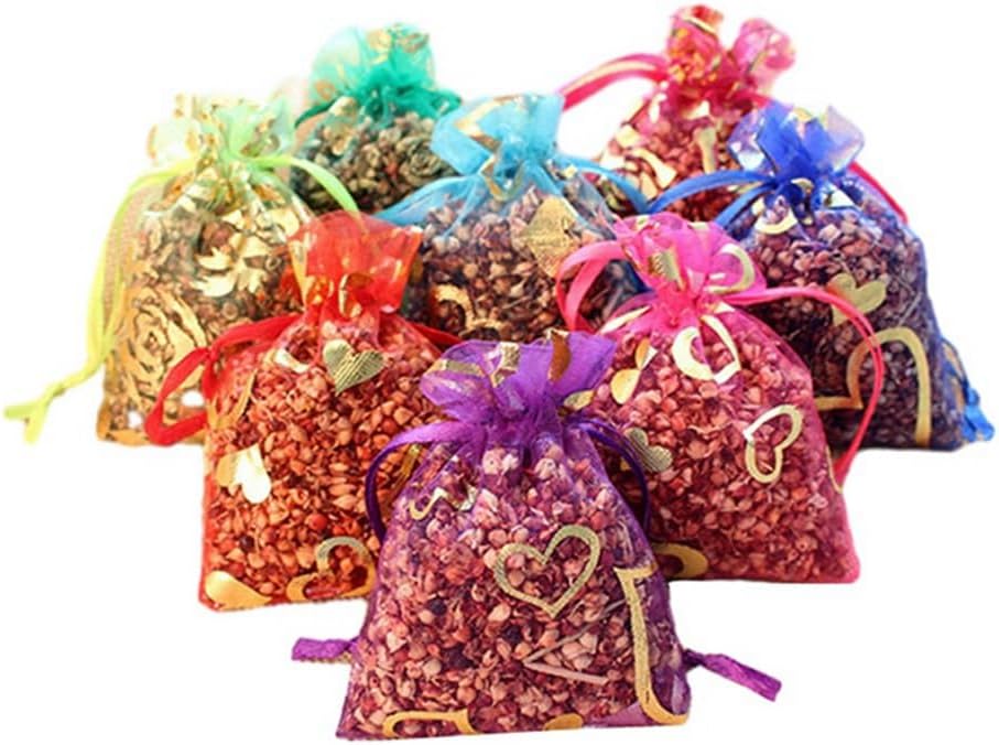 30 Pack Rose Sachet Bags for Home Wardrobe