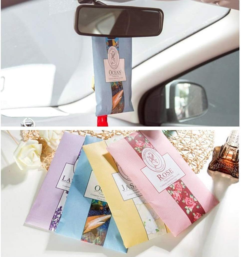 5Pcs Lavender Scented Sachets for Home Car Wardrobe Clothes