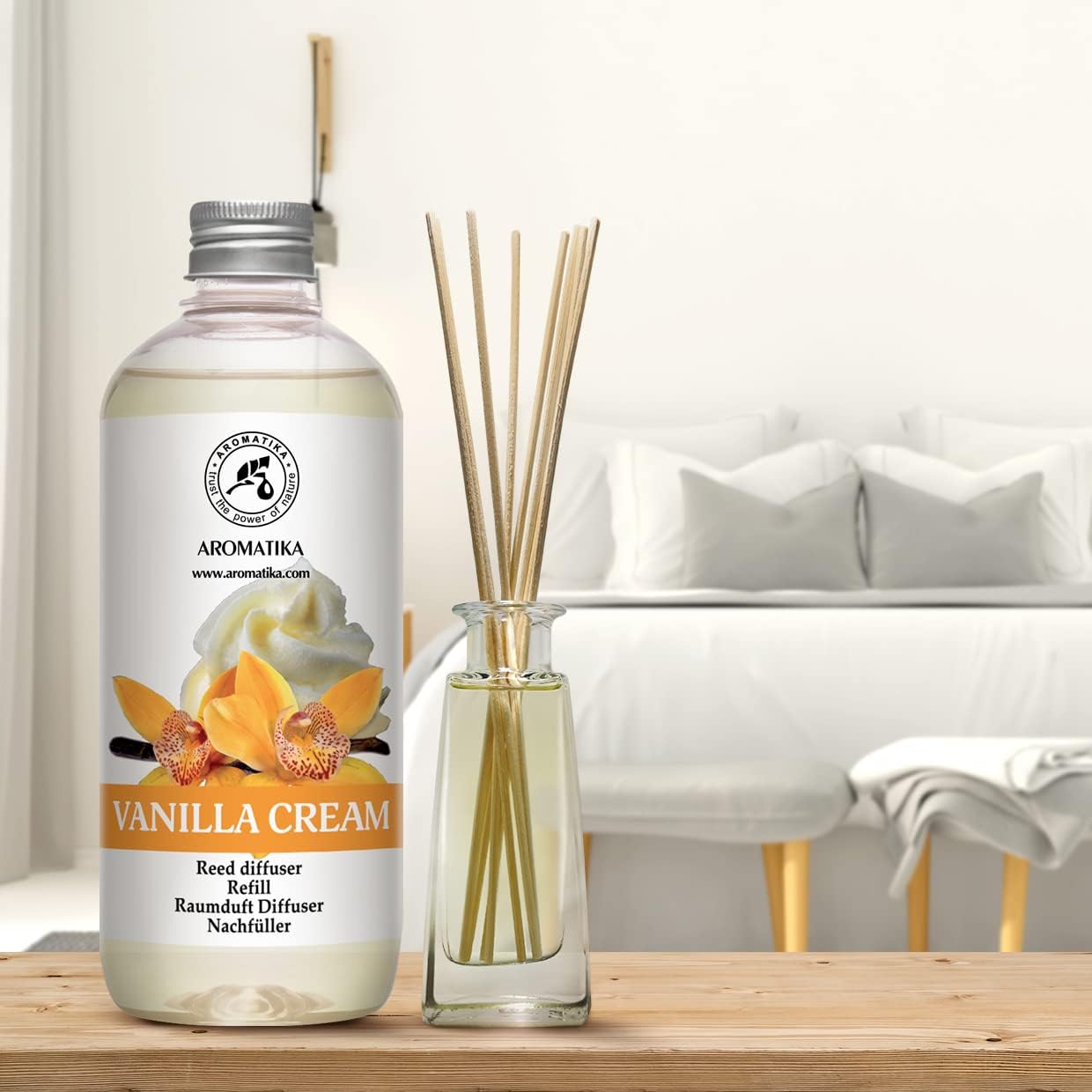 Vanilla Cream Reed Diffuser Refill 17 Fl Oz