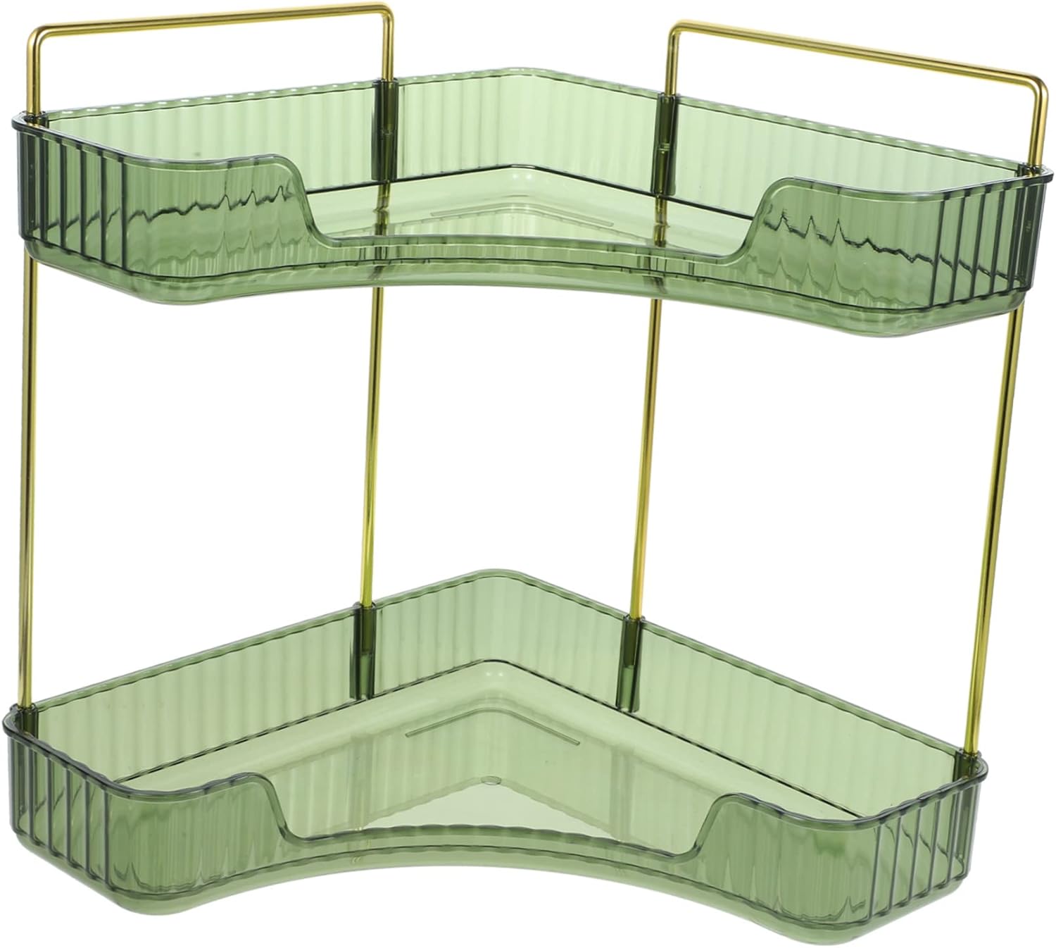 Vaguelly Countertop Vanity Tray Triangle Storage Rack