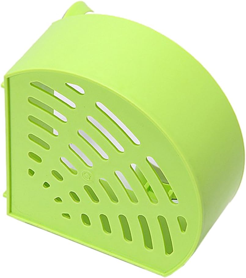 Triangle Sucker Shelf Corner Kitchen Shelf Green