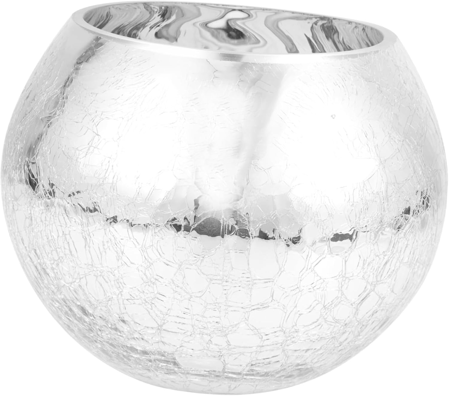 Wakauto European Style Silver Flower Vase for Centerpieces