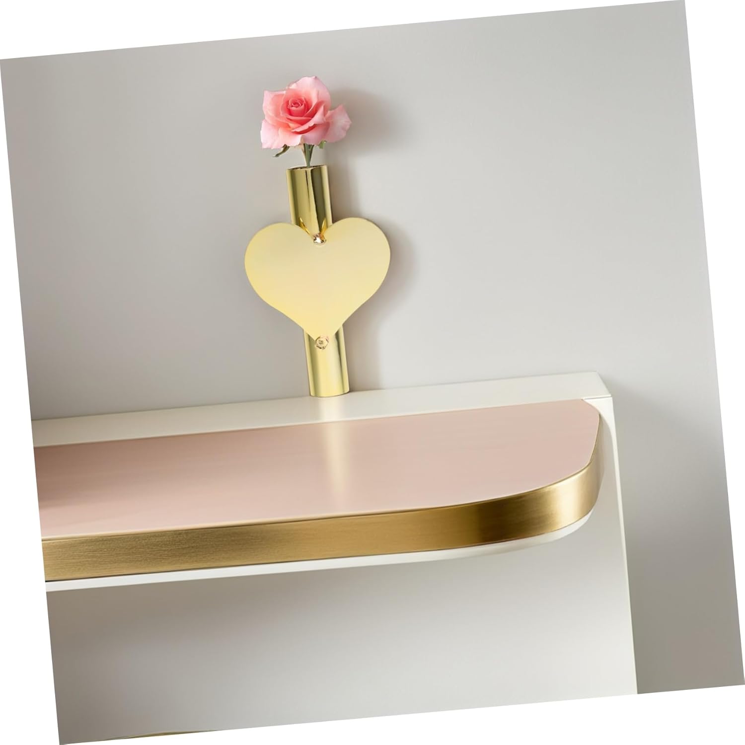 BESPORTBLE Heart-Shaped Wall Vase for Dried Flowers