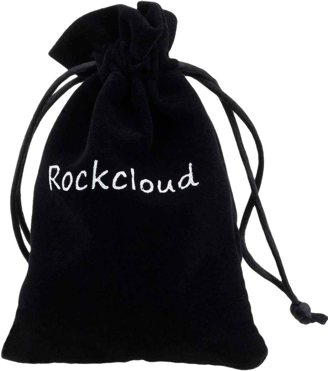 Rockcloud Pack of 2 Tigers Eye Crystal Worry Stones