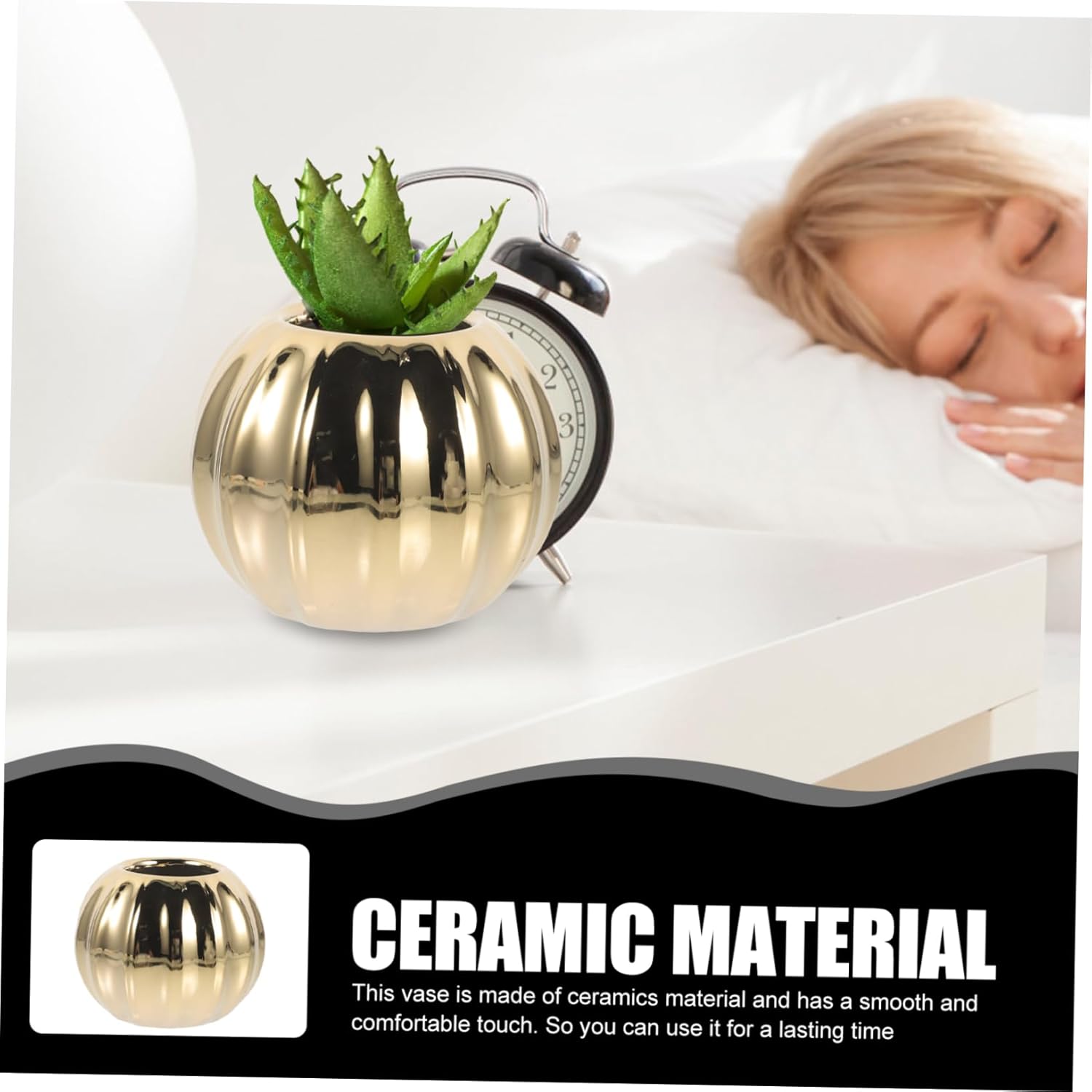 Zerodeko Modern Nordic Ceramic Flower Vase for Home Office and Events
