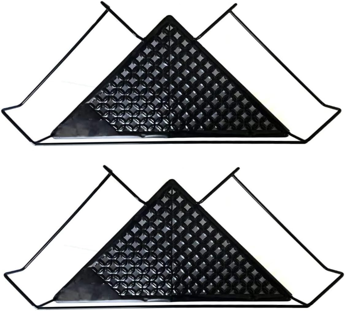 Bioristar 2-Pack Iron Office Corner Shelf