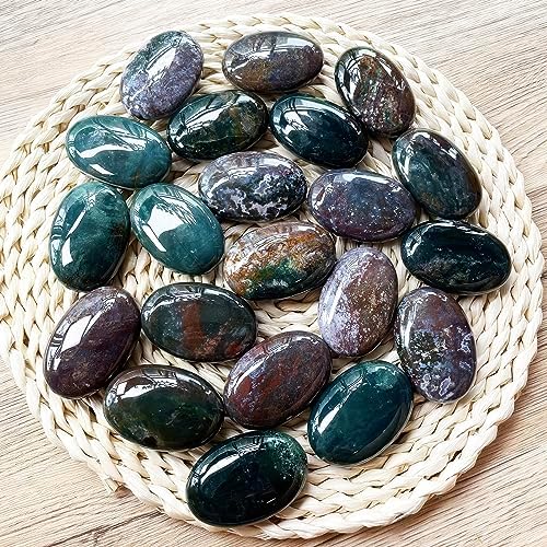 Oval Palm Stone Energy Healing Crystal