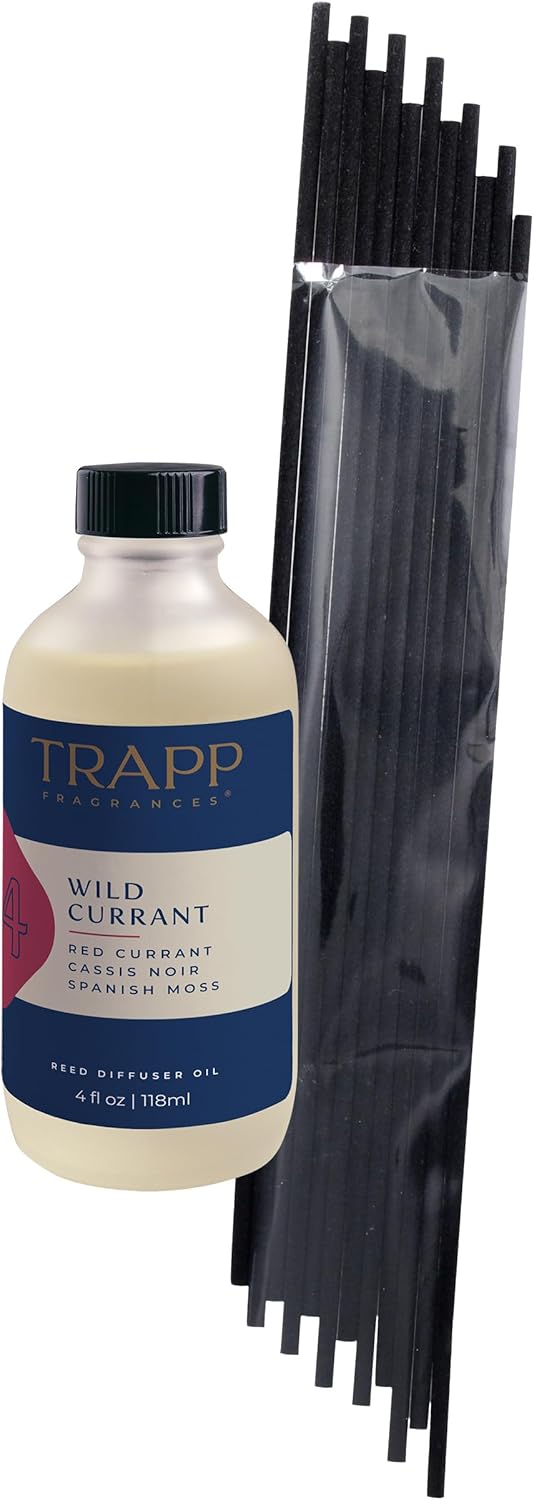 Trapp No 24 Wild Currant Reed Diffuser Refill Kit 4 oz