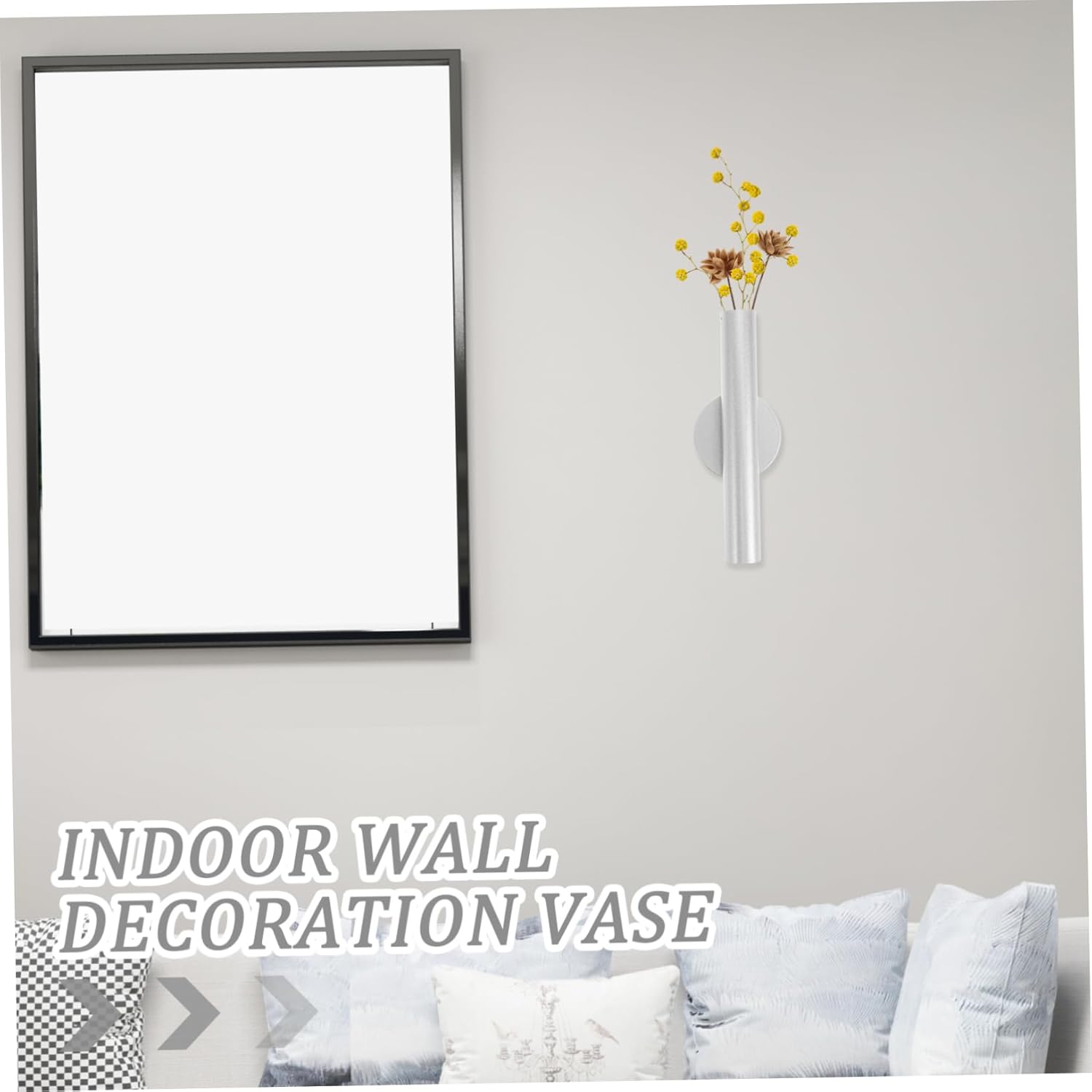 iplusmile Wall Mounted Metal Flower Holder for Home Decor